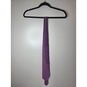 Dolcepunta Italy Purple Silk Tie 100% Patterned Luxury Designer Necktie